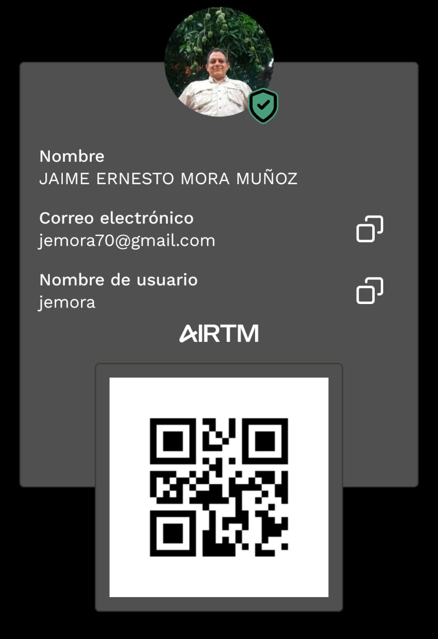 Datos para pagos por AirTM